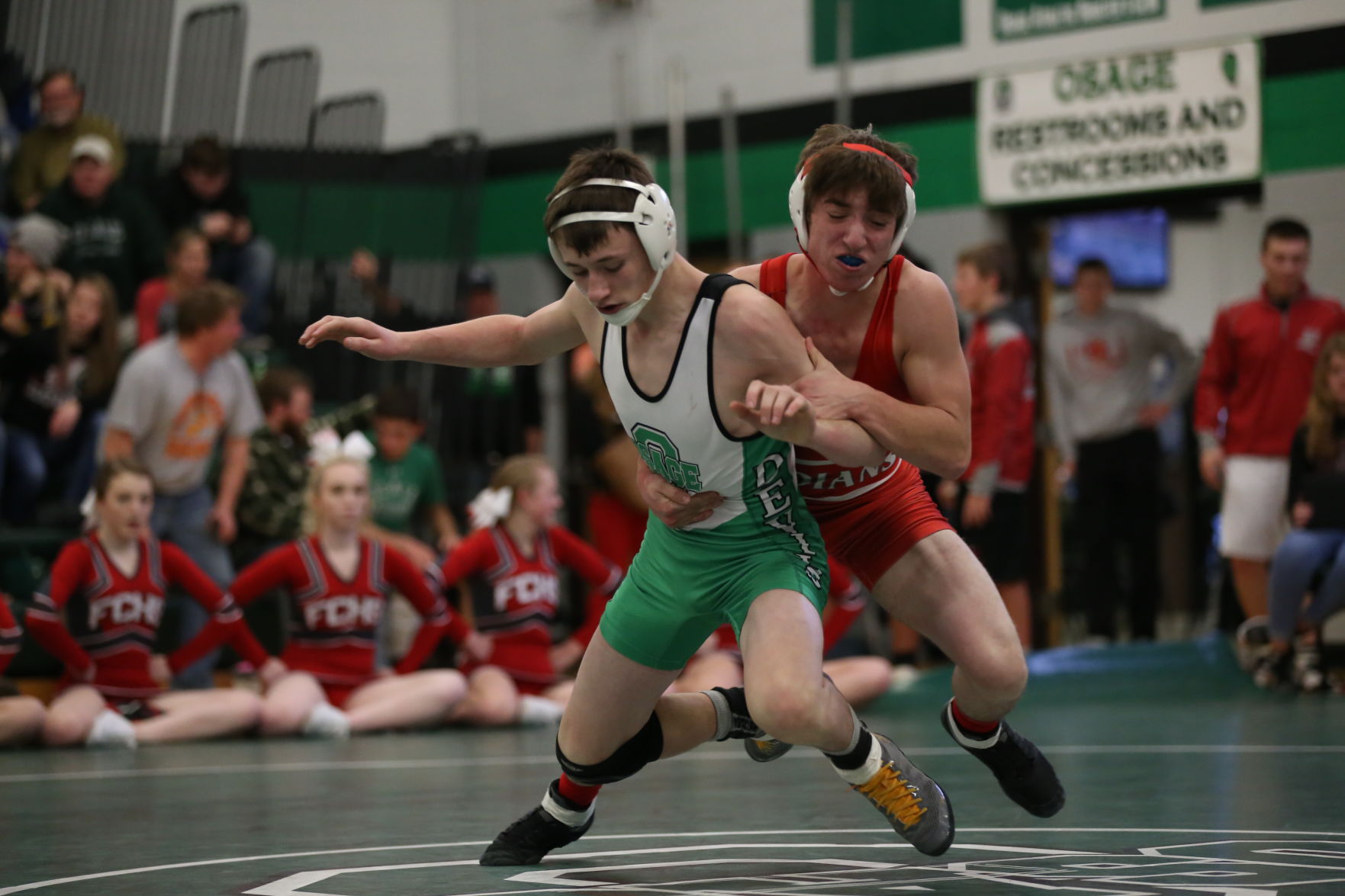 Osage, Forest City, Clarion and New Hampton wrestling, Dec. 22, 2017